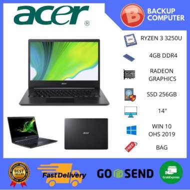 Acer Aspire 3 Slim A314-22 Ryzen 3-3250U 8GB/4GB 256 SSD W10 OHS