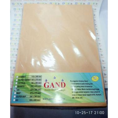 Amplop coklat A4 80 gram murah