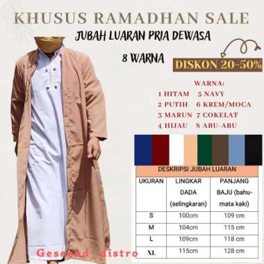jubah luaran pria gamis luaranpria gamis muslim habib LUARAN hijau L