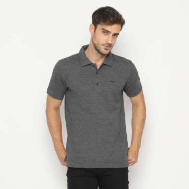 POLICE Polo Shirt Krah Polos Pria 207200201 Black Shiro Black Shiro M