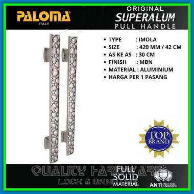 Handle Pintu / Gagang Pintu Minimalis Paloma QHPHP 8022 - 420 mm 42 cm Handel Pintu / Tarikan Pintu