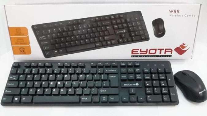 Keyboard Mouse Wireless Combo EYOTA W88