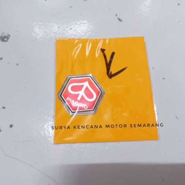 Logo emblem cung chung segienam Piaggio kecil atas speedometer speedo spido km kilometer Vespa Sprin