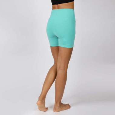90 Degree H.Waist 5" Biker Short DGR012|Celana Pendek Olahraga Hotpant XL Mint