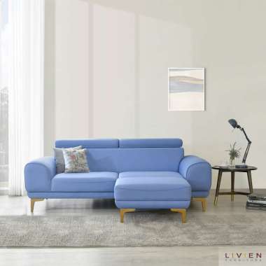 LIVIEN Sofa - Sofa Ruang Tamu - Sofa Minimalis Modern - SOFA EXSURGO -BLUE