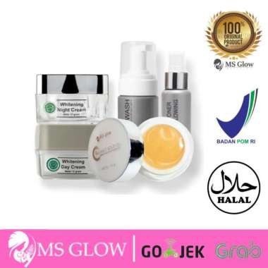 [NIHAYA SKIN CARE] Paket Super Kinclong Whitening Series + Radiance Gold Gel Ms Glow Original Extra 