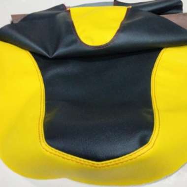 KULIT jok motor beat karbu/Sarung jok motor honda beat new/fi/pop/street beat karbu/lama kuning hita