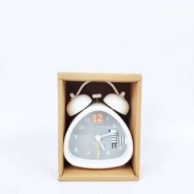 Michiro Jam Weker LED Motif Lucu Cartoon Alarm Clock Triangle Zebra