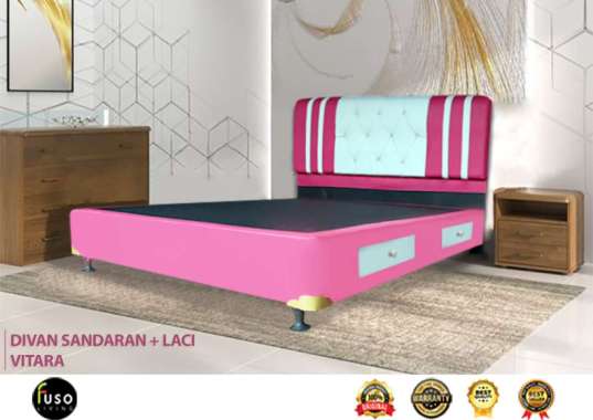 DIVAN/DIPAN SANDARAN + LACI VITARA 120 x 200