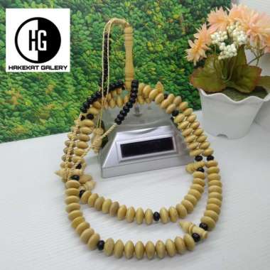 tasbih tijani kayu kemuning kombinasi kelor hitam D681