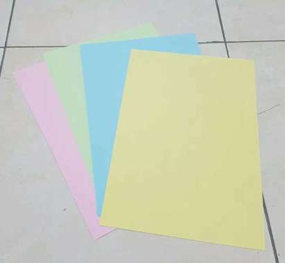 Kertas HVS Warna F4 - 20 Lembar hijau muda