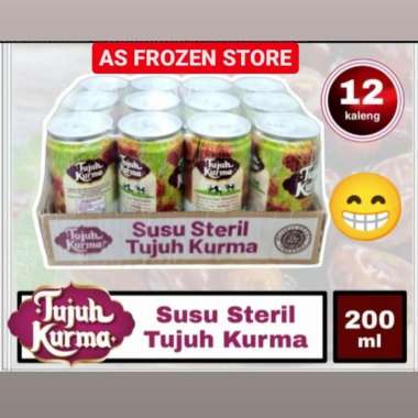 Susu Steril Tujuh Kurma 200ml / Susu Tujuh Kurma 200ml 1 Dus 12 Pcs