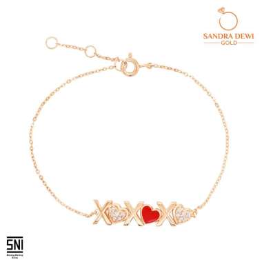 Gelang Betty Boop Sandra Dewi Gold XO-Love Series 18K BC210383