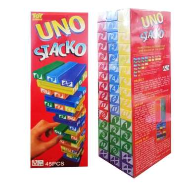 UNO Stacko / UNO BALOK ORI / Uno stacko Balok Susun Edukasi UNO