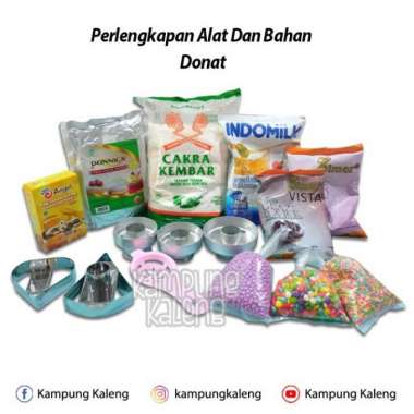 Paket Perlengkapan Alat dan Bahan Kue Donat