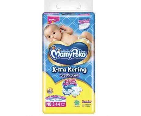 Mamypoko xtra kering S44 popok perekat NB-S 44
