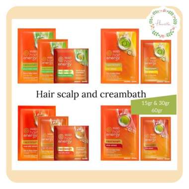 Makarizo Hair Energy Fibertherapy Hair & Scalp Creambath 30gr 60 gr Royal Jelly