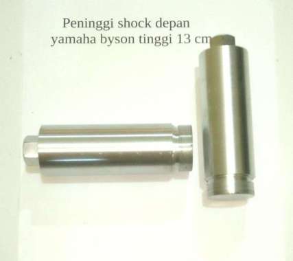 PENINGGI SHOCK DEPAN BYSON 13CM -SAMBUNGAN AS SHOCK YAMAHA BYSON 13CM