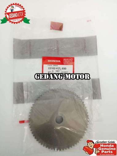 FACE DRIVE AHM GIGI STATER PULLEY BEAT FI SCOOPY ESP KZL