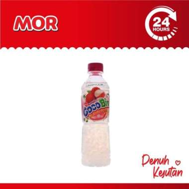 COCOBIT Splash Lychee Fruitamin Minuman Buah Kelapa Leci 350 ml