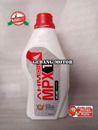 OLI MOTOR OLI MPX 1 1LITER OLI AHM UNTUK SEPEDA SPORT ASLI HONDA