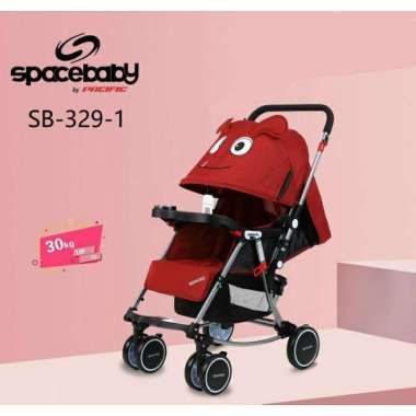 [TERMURAH BAMS✨] FREE BUBBLEWRAP STROLLER SPACE BABY 329-1 KERETA DORONG HADAP DEPAN BELAKANG BISA A