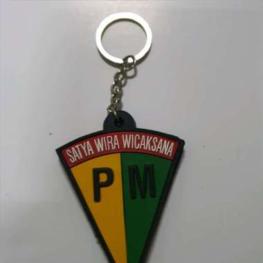 Gantungan Kunci Karet Polisi Militer |Gantungan Kunci PM |Keychain PM
