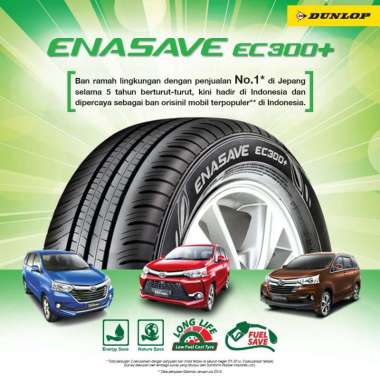 Ban Mobil 185/60 R15 Dunlop Enasave EC300+ Tahun Produksi 2024