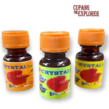 Pelet/ Pakan Crystal Tropical Ikan Cupang, Guppy, Molly, dan Ikan Kecil Lainnya