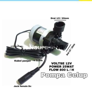 DINAMO PUMP / POMPA CELUP / SUBMERSIBLE 12V AQUARIUM / POMPA AIR DC