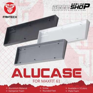 Fantech ALUCASE for Maxfit61 60% Mechanical - Keyboard Gaming Case Silver