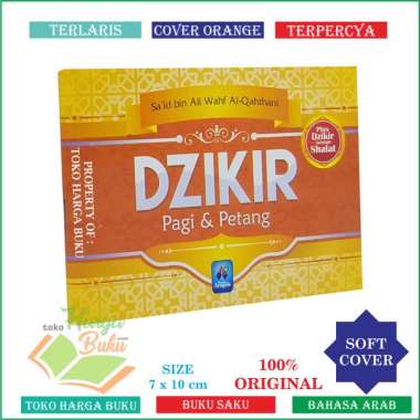 Dzikir Pagi & Petang / Zikir Pagi dan Petang Cover Orange - Pustaka Arafah