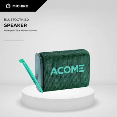 Michiro Speaker Ultra Bass Acome Waterproof Bluetooth Speaker A7 Blue