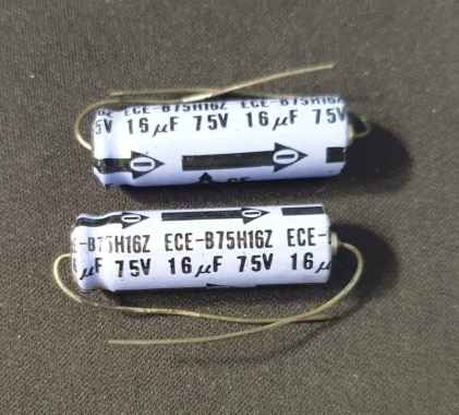 Elco Capacitor 16uf 75v CE Original