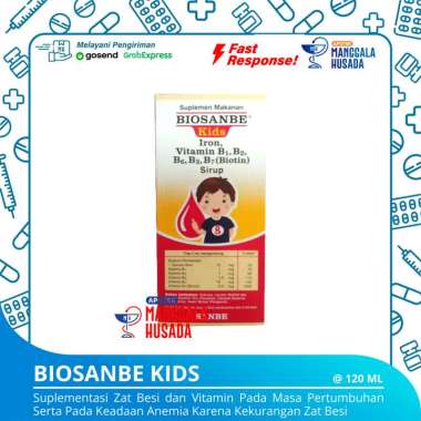 BIOSANBE KIDS SYRUP @ 120 ML