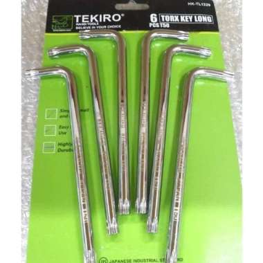 KUNCI L BINTANG PANJANG TEKIRO T50 / TORX KEY TEKIRO T 50( per set)