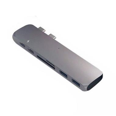 USB Type C Adapter Type C HUB for Mac Best Dual Type-C Docking Station 50Gbps