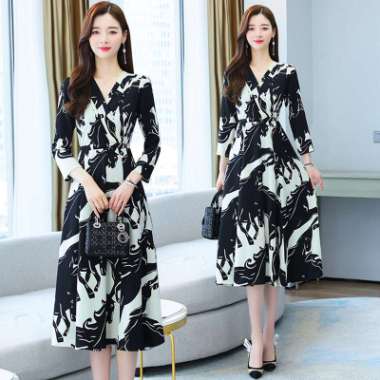 Jual Dress Panjang Korea Original 