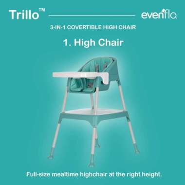 High Chair Evenflo Trilo 3in 1 Tosca