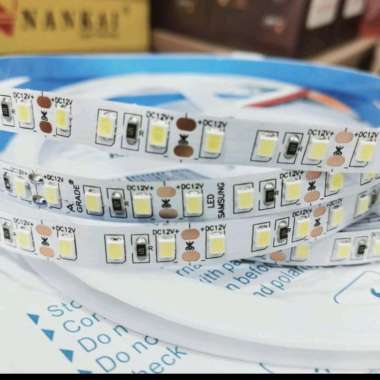 lampu led strip samsung mata penuh ip 20 A G 2835 12 V 12 W 120led/meter/samsung led strip mata penu
