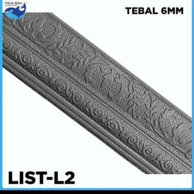 LIST DINDING WALLPAPER 3D MOTIF WALLBORDER LIST L-2