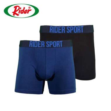 Rider Sport Boxer Pria R787B (1 Pcs) Hitam XL
