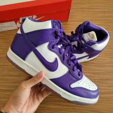 high dunk varsity purple