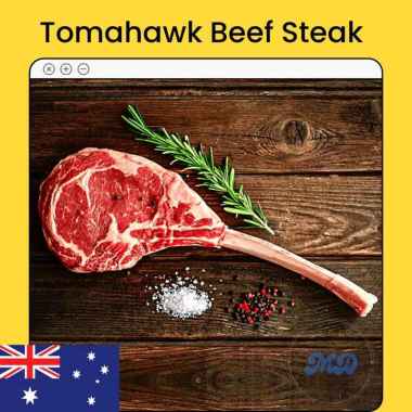 Daging Wagyu Tomahawk Beef Steak Premium 100 Gram Import Australia
