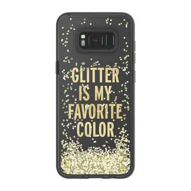 Kate Spade Samsung Galaxy S8 Plus Liquid Glitter Case - Samsung Galaxy S8+ Gold Black