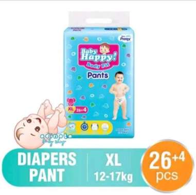 Baby Happy M34 / Baby Happy L30 / Baby Happy XL26 / Baby Happy XXL24 / Pampers baby Happy XL26