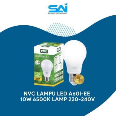 NVC LAMPU LED A60I-EE 10W 6500K lamp 220-240V