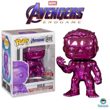 Funko POP! Avengers Endgame - Hulk w- Gauntlet Purple Chrome EXCLUSIVE