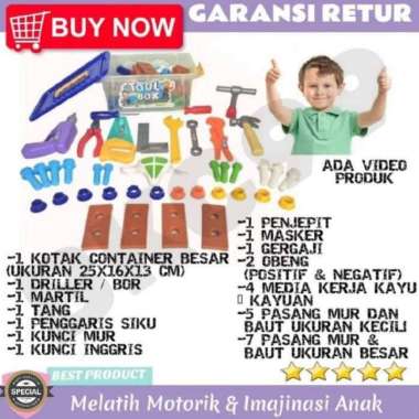 MAIANAN ANAK LAKI LAKI DAN PEREMPUAN MENGENAL PEKAKAS PERTUKANGAN SERU