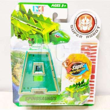 SUPER Robot Angka Abjad 607 ABCD Besar Huruf Transform Robot Dino Dinosaurus